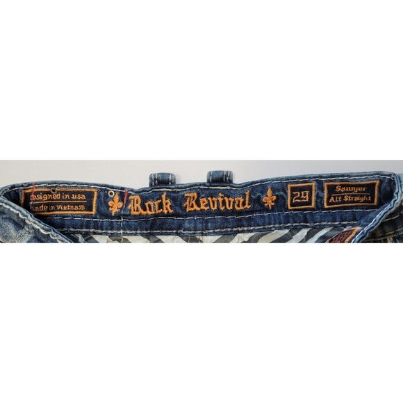 Rock Revival Men's Jeans 29x30 - Picture 6 of 9